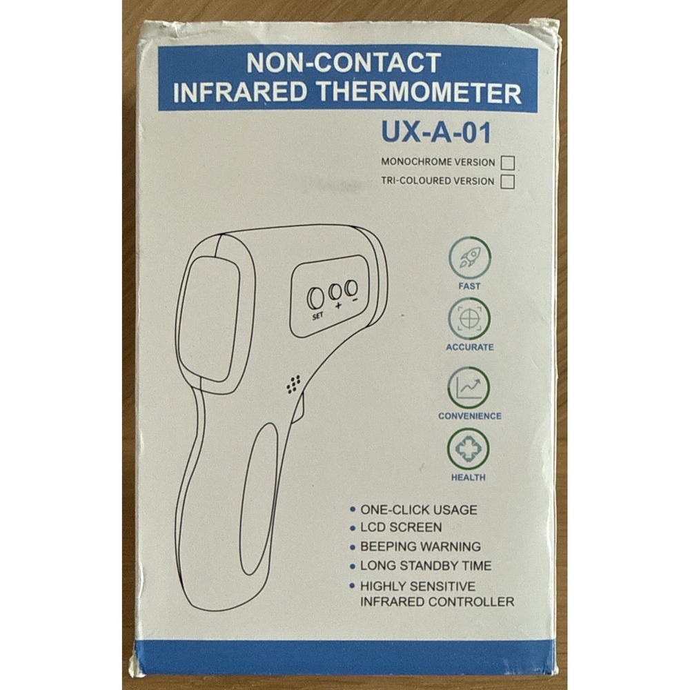 Non-Contact Thermometer Digital‎ LED Infrared No-Touch Forehead  Adult Baby